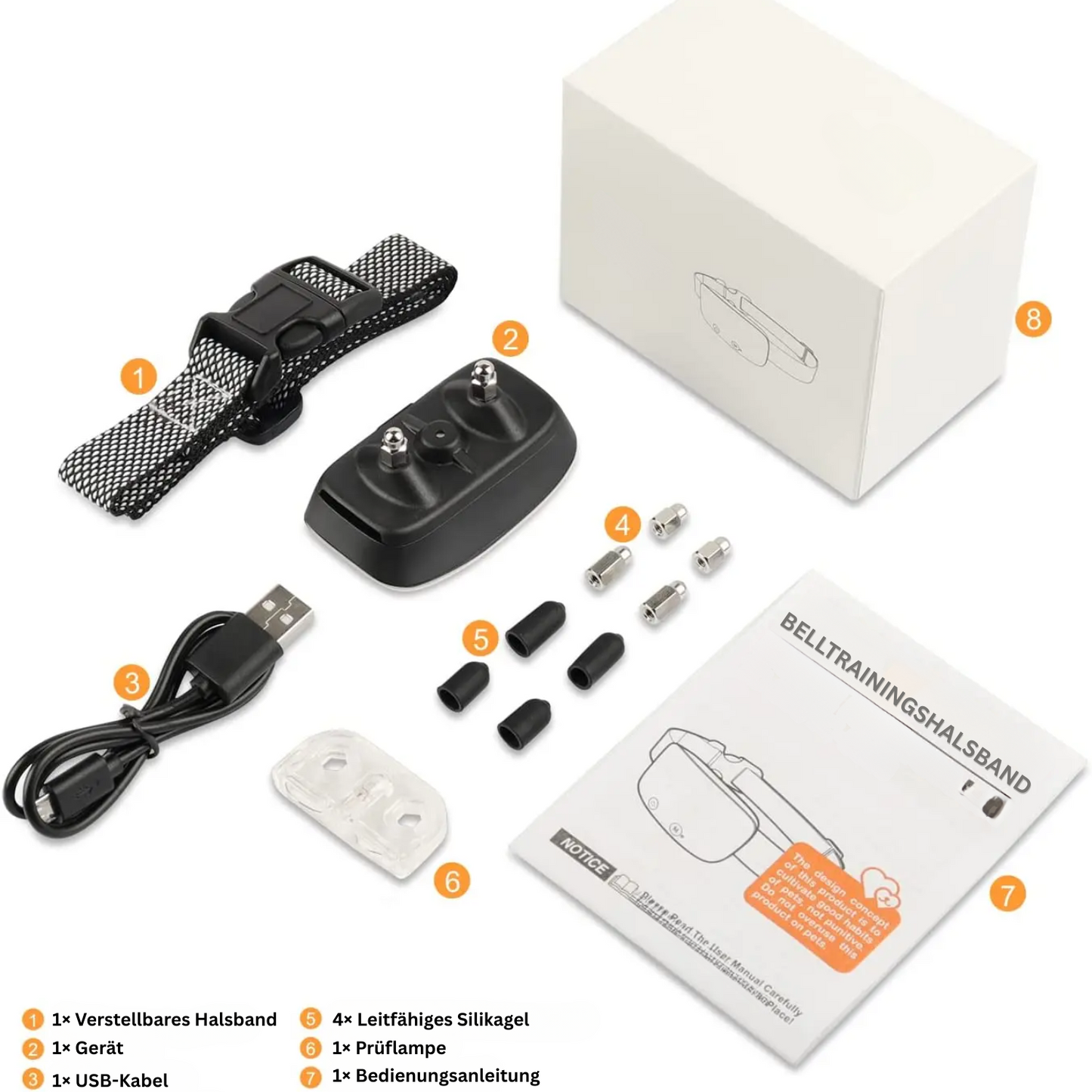 Anti Bell Halsband Hund | Intelligentes Vibrationshalsband ohne Elektroschock