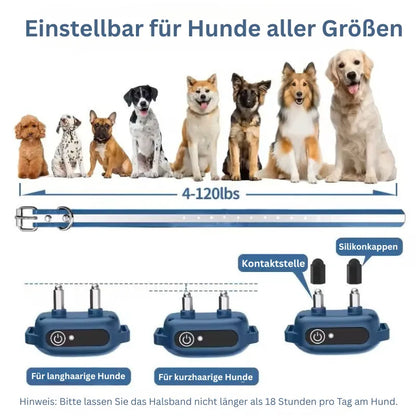 Anti Bell Halsband Hund | Trainingshalsband mit Fernbedienung