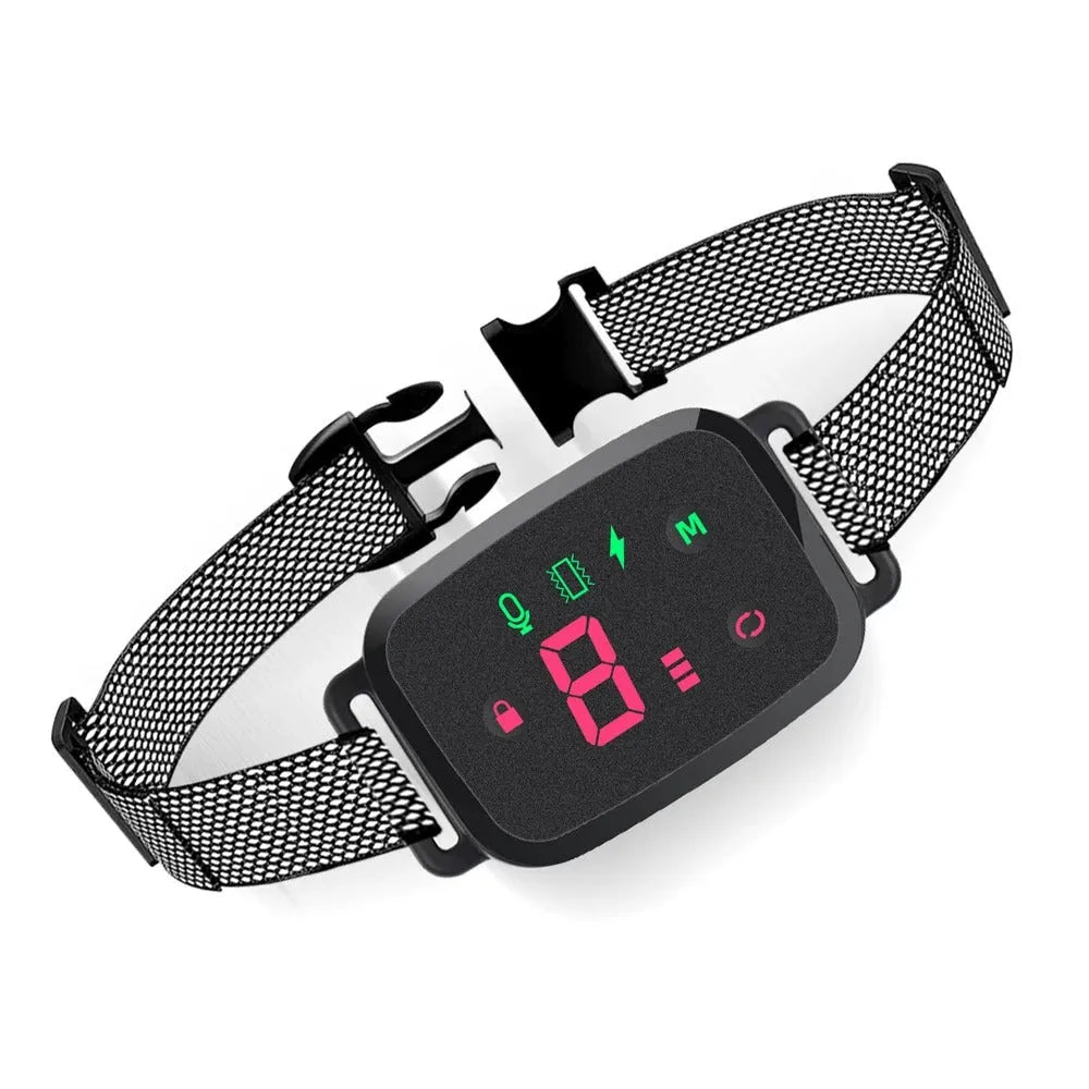 Anti Bell Halsband Hund | Wasserdichtes Trainingshalsband mit Sensor