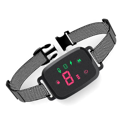 Anti Bell Halsband Hund | Wasserdichtes Trainingshalsband mit Sensor