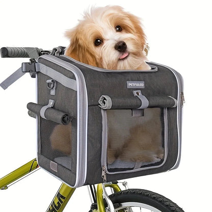 Atlas | Hunderucksack & Katzenrucksack belüftet, Fahrradkorb