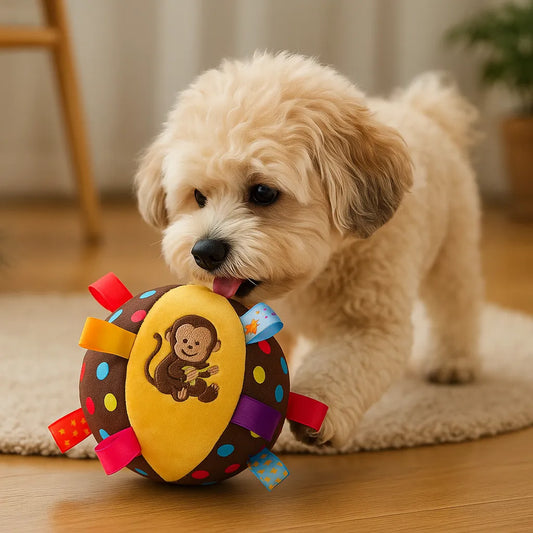 BounceBuddy | Interaktives Hundespielzeug mit Sound zur Vorbeugung von Langeweile und destruktivem Verhalten