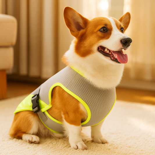 BreezeVest | Kühlende Hundeweste für Sommerkomfort und Outdoor-Aktivitäten