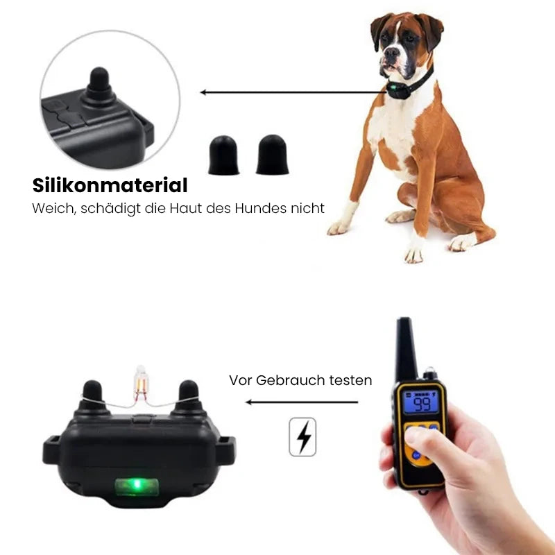 CalmTrainer | Trainingshalsband mit Fernbedienung, Vibration, USB