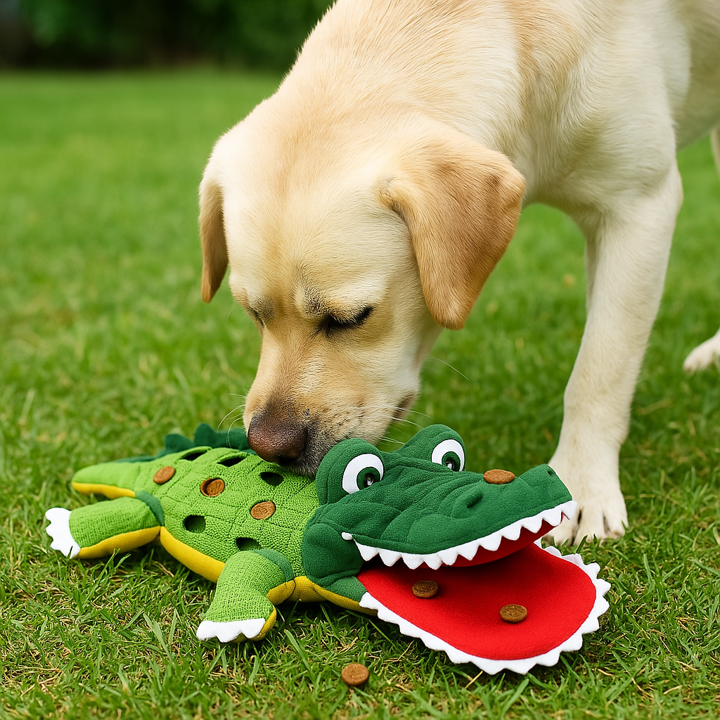 Crockie | Hundespielzeug, das das Fressen verlangsamt und Ihren Hund geistig fordert