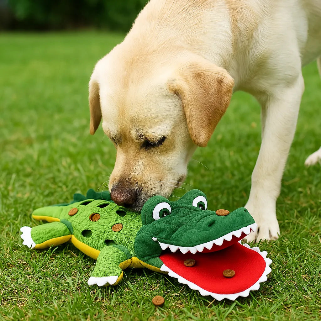 Crockie | Hundespielzeug, das das Fressen verlangsamt und Ihren Hund geistig fordert
