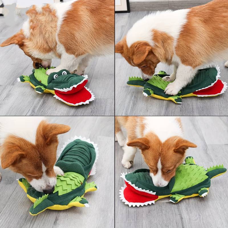 Crockie | Hundespielzeug, das das Fressen verlangsamt und Ihren Hund geistig fordert