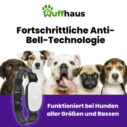 Dog Quiet Husher | Anti-Bell-Halsband mit 8 Stufen und 4 Modi