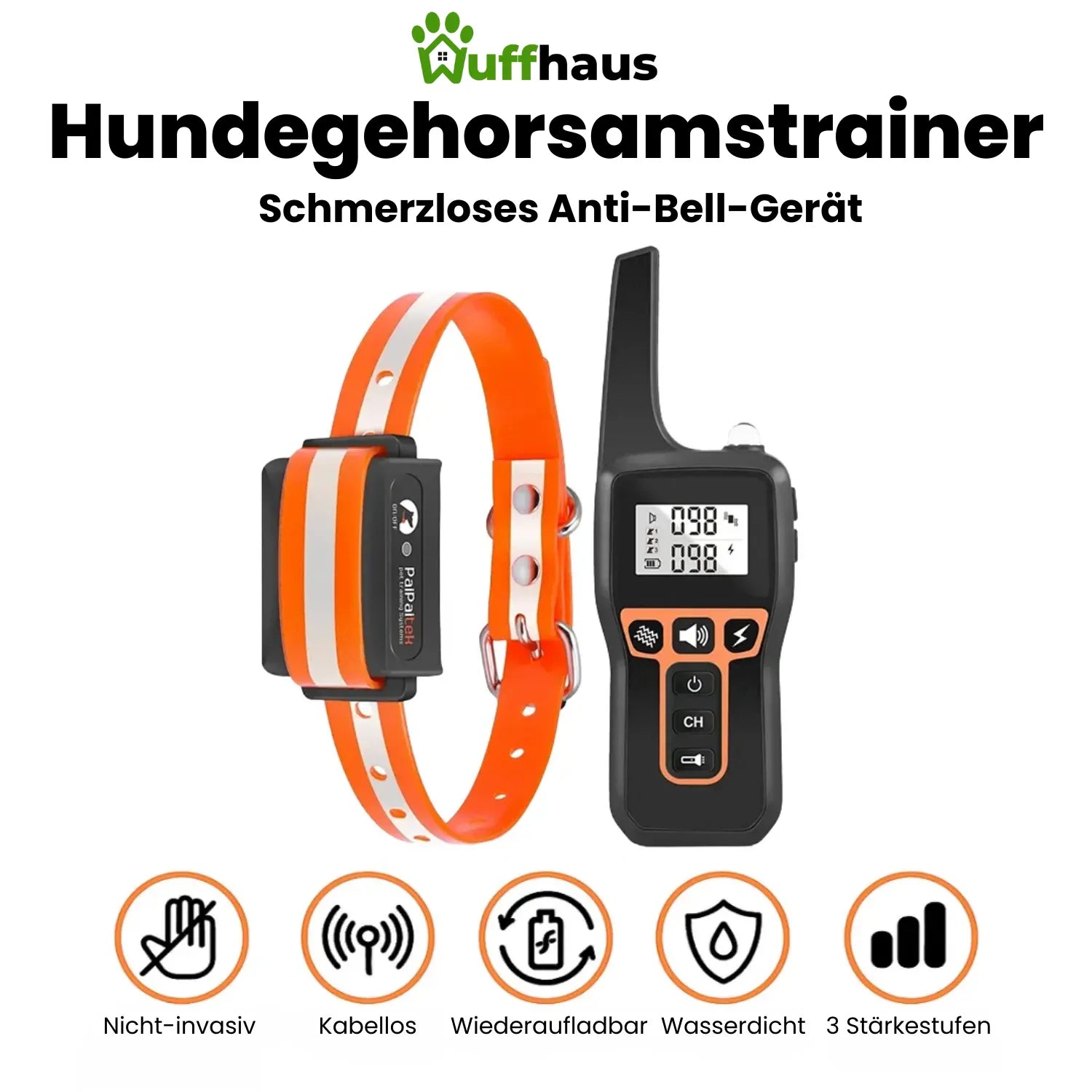 Dog Trainer Pro | Kabelloses Trainingshalsband für das Verhalten von Hunden