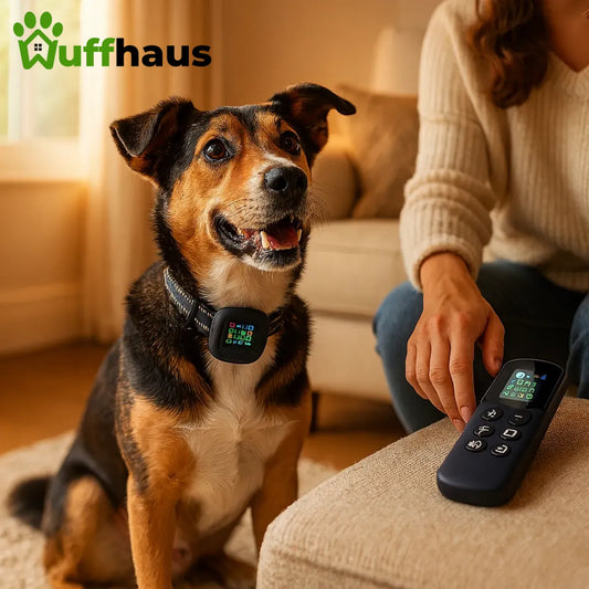 Dog Training Pro | Wasserdichtes, wiederaufladbares Trainingshalsband für jeden Hund