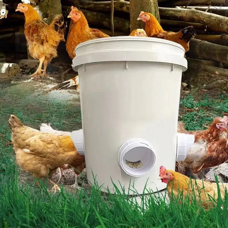 FeedFlow | Automatische Hühnerfütterungsstation ohne Strom und Aufwand