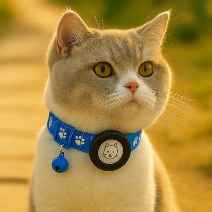 Felix | Katzenhalsband mit AirTag-Halter für Sicherheit und Sichtbarkeit