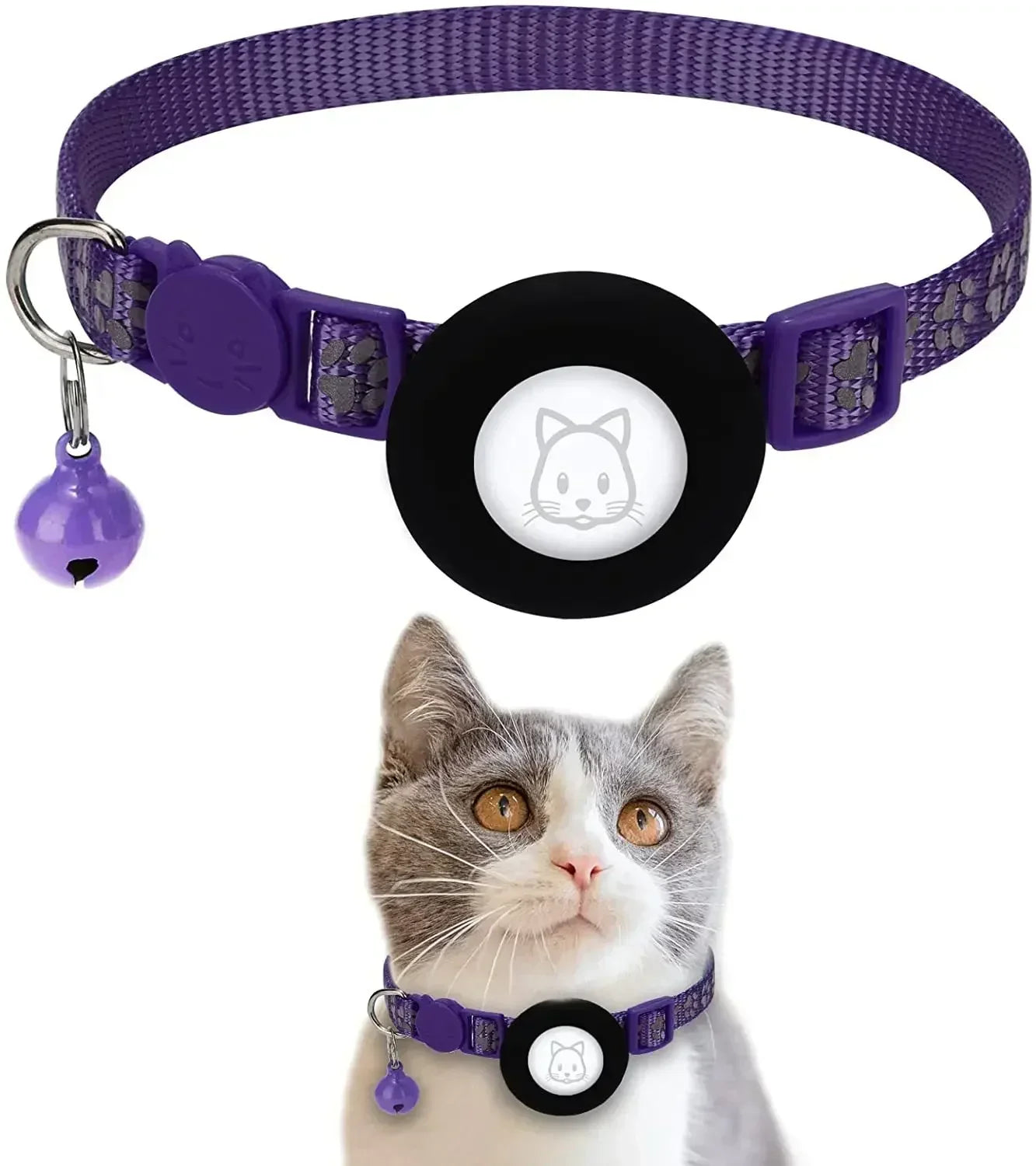 Felix | Katzenhalsband mit AirTag-Halter für Sicherheit und Sichtbarkeit