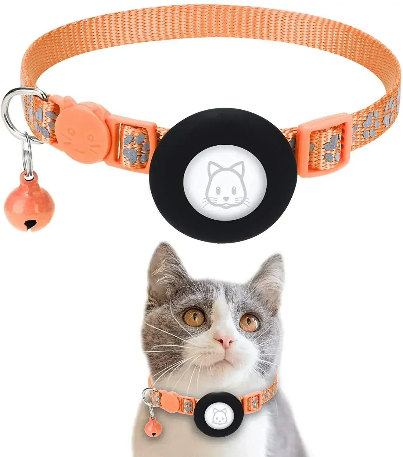 Felix | Katzenhalsband mit AirTag-Halter für Sicherheit und Sichtbarkeit