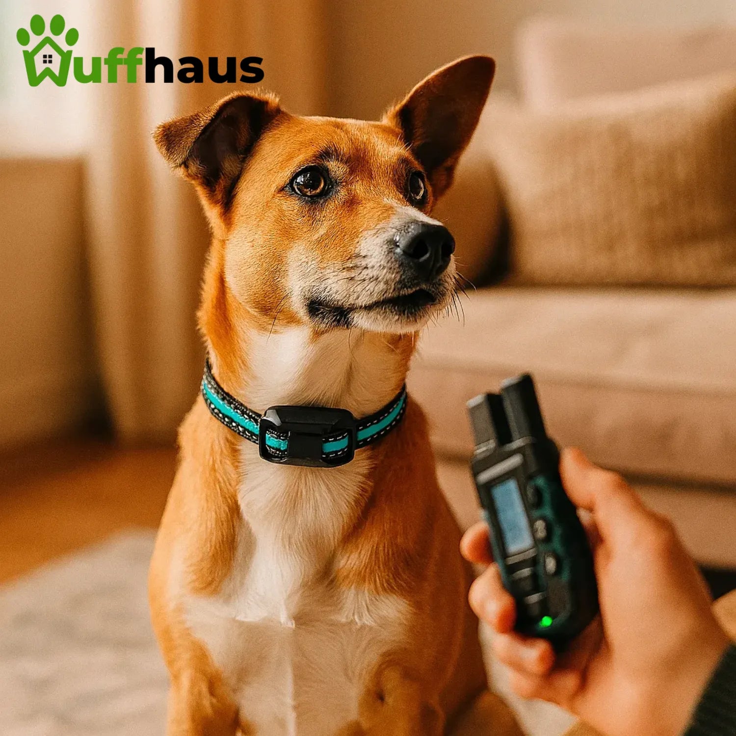 FidoTrainer Pro | Wiederaufladbares, wasserdichtes Hundetrainingshalsband mit Fernbedienung