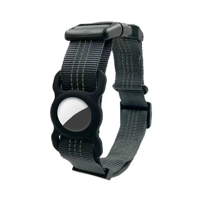 FlexiLok Halsband | Verstellbares Hundehalsband mit AirTag-Halter für mehr Sicherheit