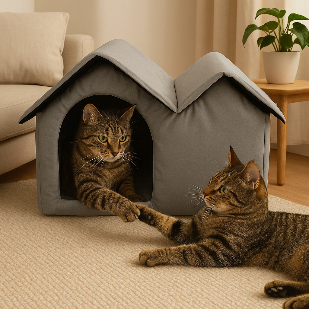 FrostNook | Das smarte Katzenhaus zur Abkühlung an heißen Tagen