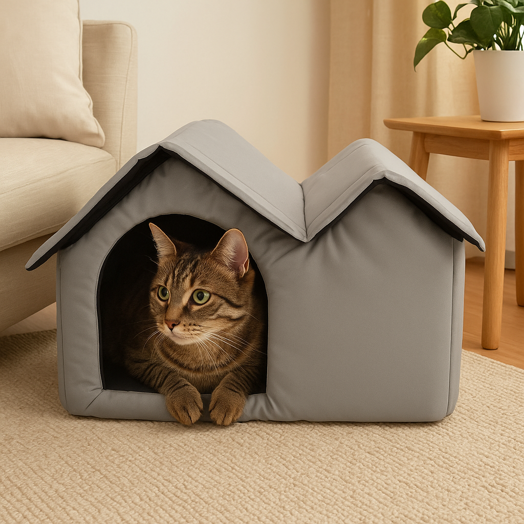 FrostNook | Das smarte Katzenhaus zur Abkühlung an heißen Tagen