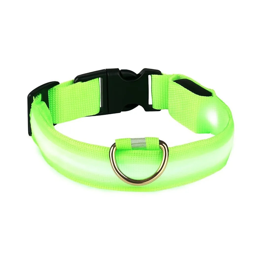 GlowGuard | LED-Hundehalsband für sichere Abendspaziergänge