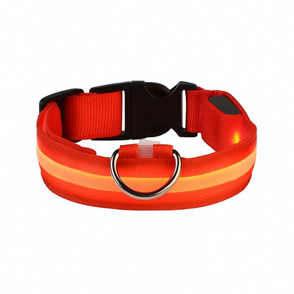 GlowGuard | LED-Hundehalsband für sichere Abendspaziergänge