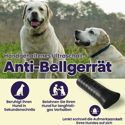 Haustierfreundliches Ultraschall-Bellkontrollgerät für Hunden