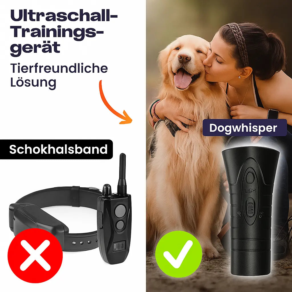 Haustierfreundliches Ultraschall-Bellkontrollgerät für Hunden
