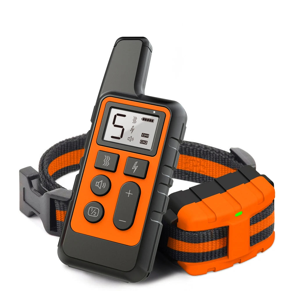 Hunde-Gehorsamstrainer | Wiederaufladbares Anti-Bell-Halsband mit Fernbedienung