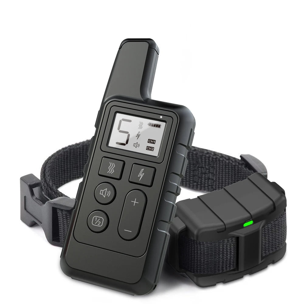 Hunde-Gehorsamstrainer | Wiederaufladbares Anti-Bell-Halsband mit Fernbedienung