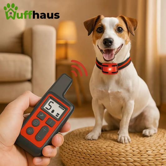 Hunde-Gehorsamstrainer | Wiederaufladbares Anti-Bell-Halsband mit Fernbedienung