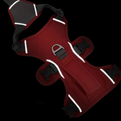 Hundegeschirr No-Pull reflektierend verstellbar | NightGuard