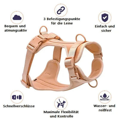 Hundegeschirr Robust | Verstellbares Geschirr mit Komfort & Sicherheit