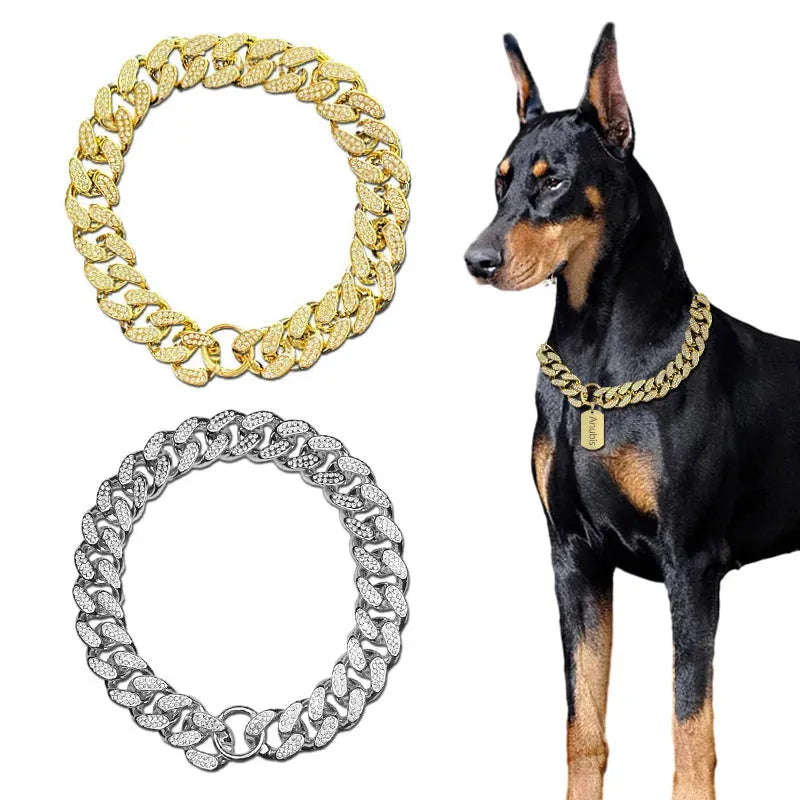 Hundehalsband Diamanten | Stilvolles Halsband für elegante Hunde