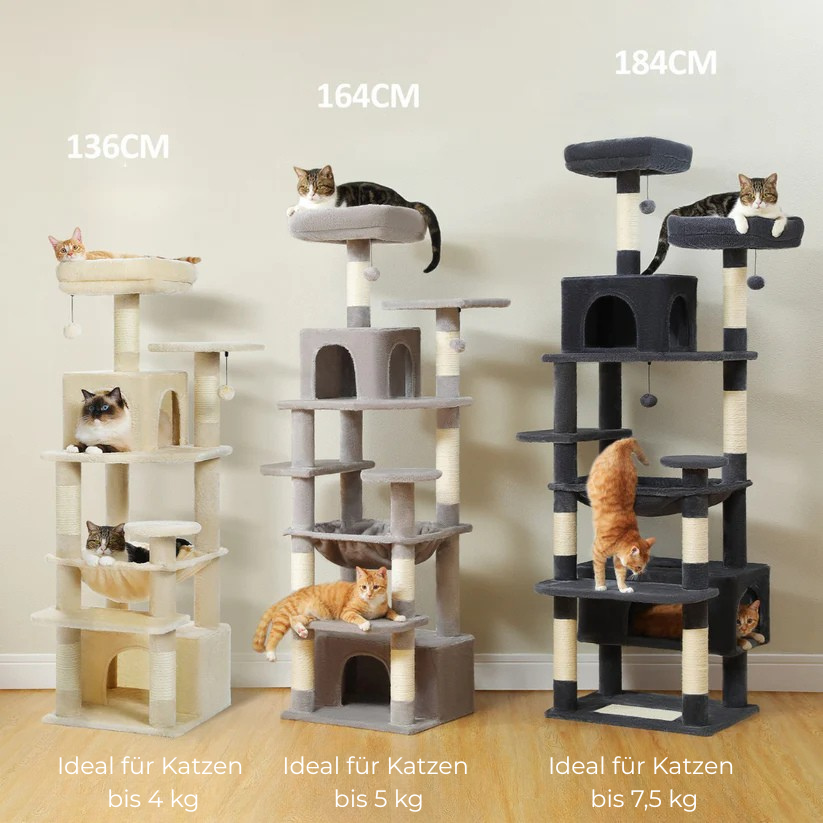 Katzenparadies | Moderner Kratzturm für Ihre Katze