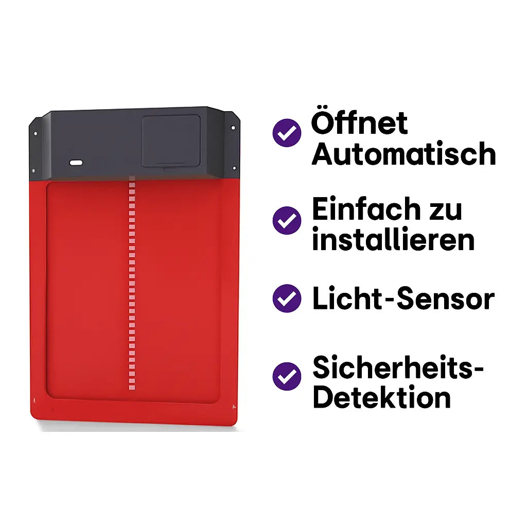 CluckGuard AutoDoor | Automatische Hühnerklappe mit Timer