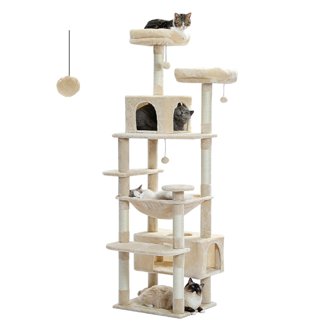 Katzenparadies | Moderner Kratzturm für Ihre Katze
