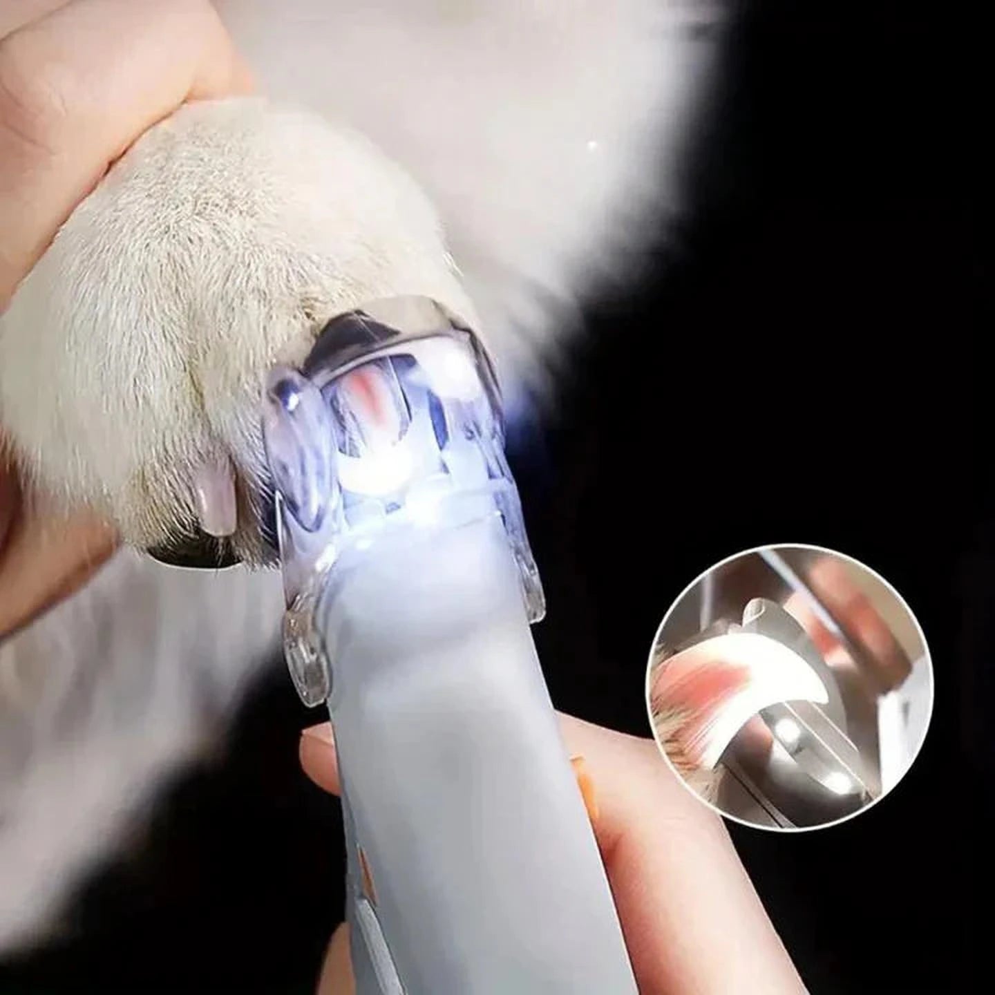 Nagelschneider Haustiere | Krallenschneider mit LED-Licht & Sicherheitsschloss