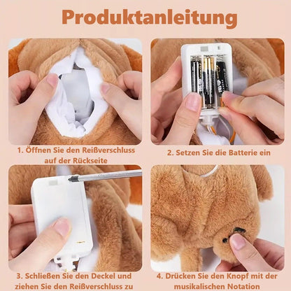 Realistisches Kuscheltier mit Atmung für Hunde | Max
