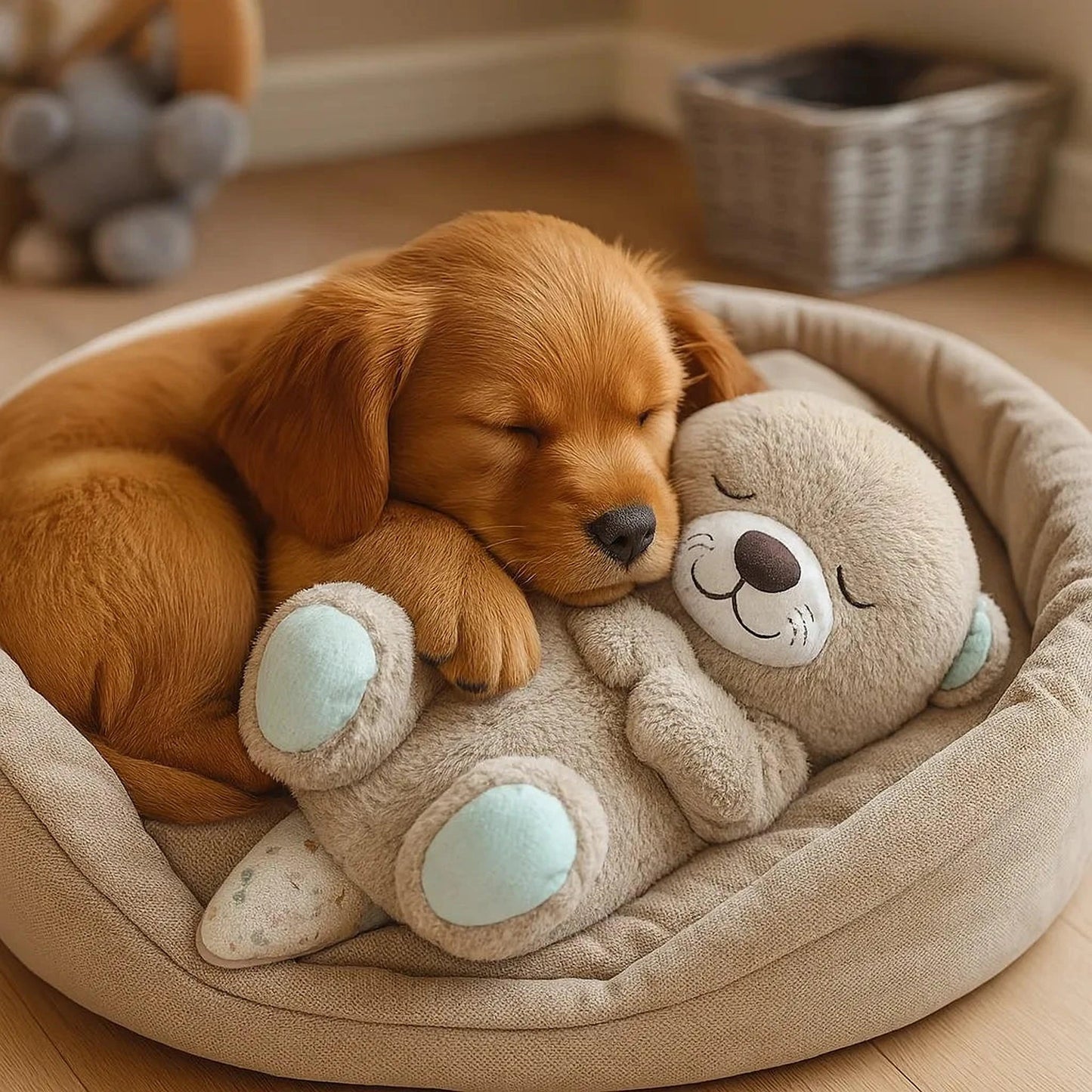 Realistisches Kuscheltier mit Atmung für Hunde | Max