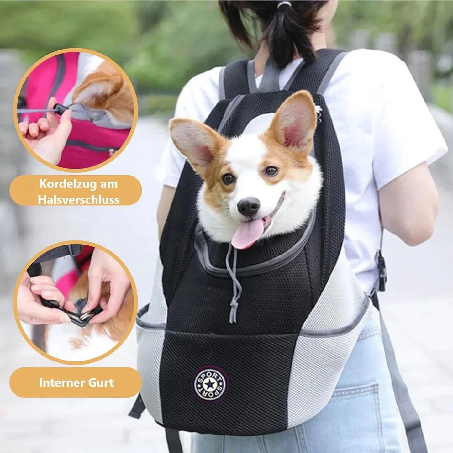 Roxy | Hunde Rucksack für stressfreie Abenteuer