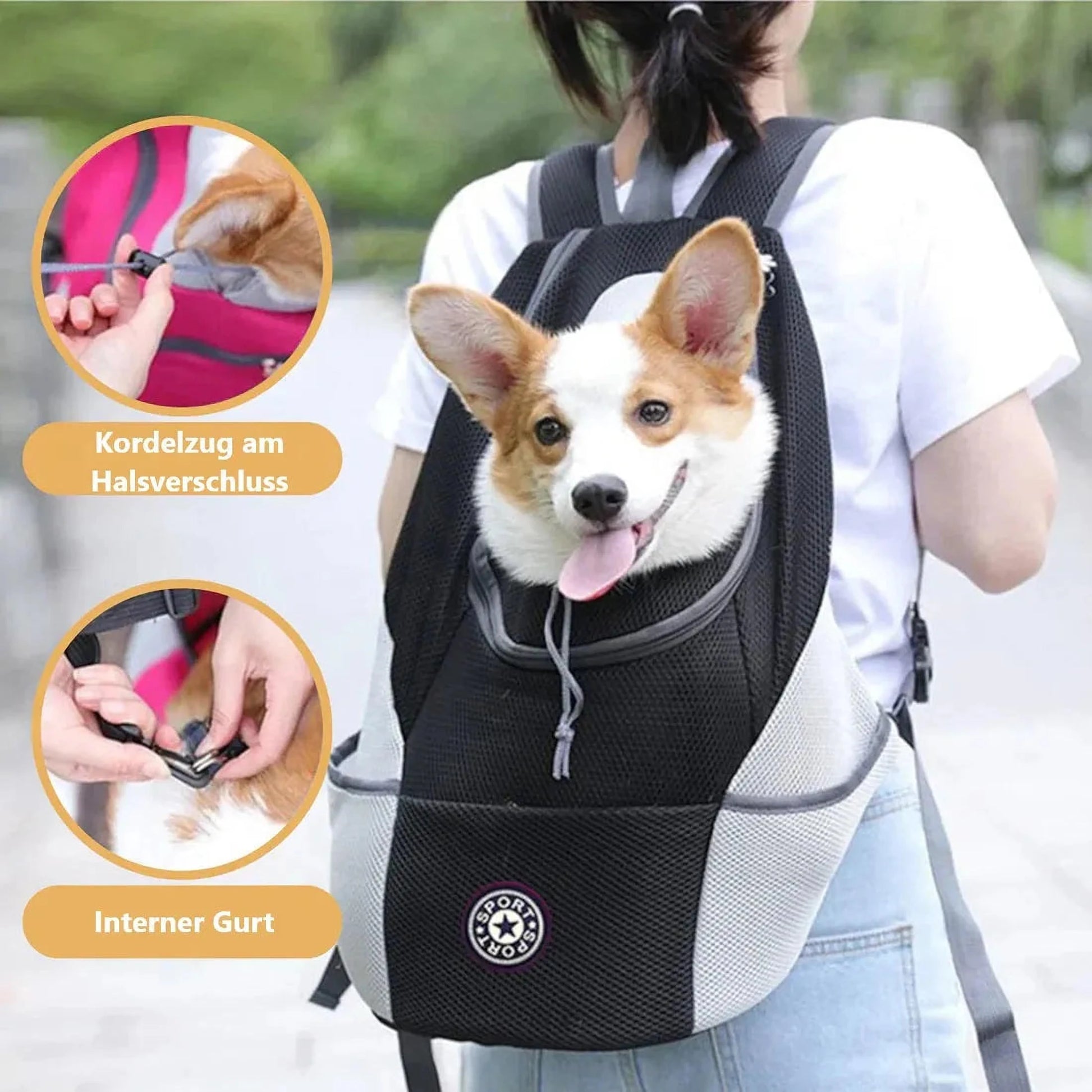 Roxy | Hunde Rucksack für stressfreie Abenteuer