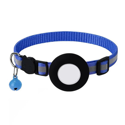 SafeSpurr Halsband | Reflektierendes Katzenhalsband mit AirTag-Halter