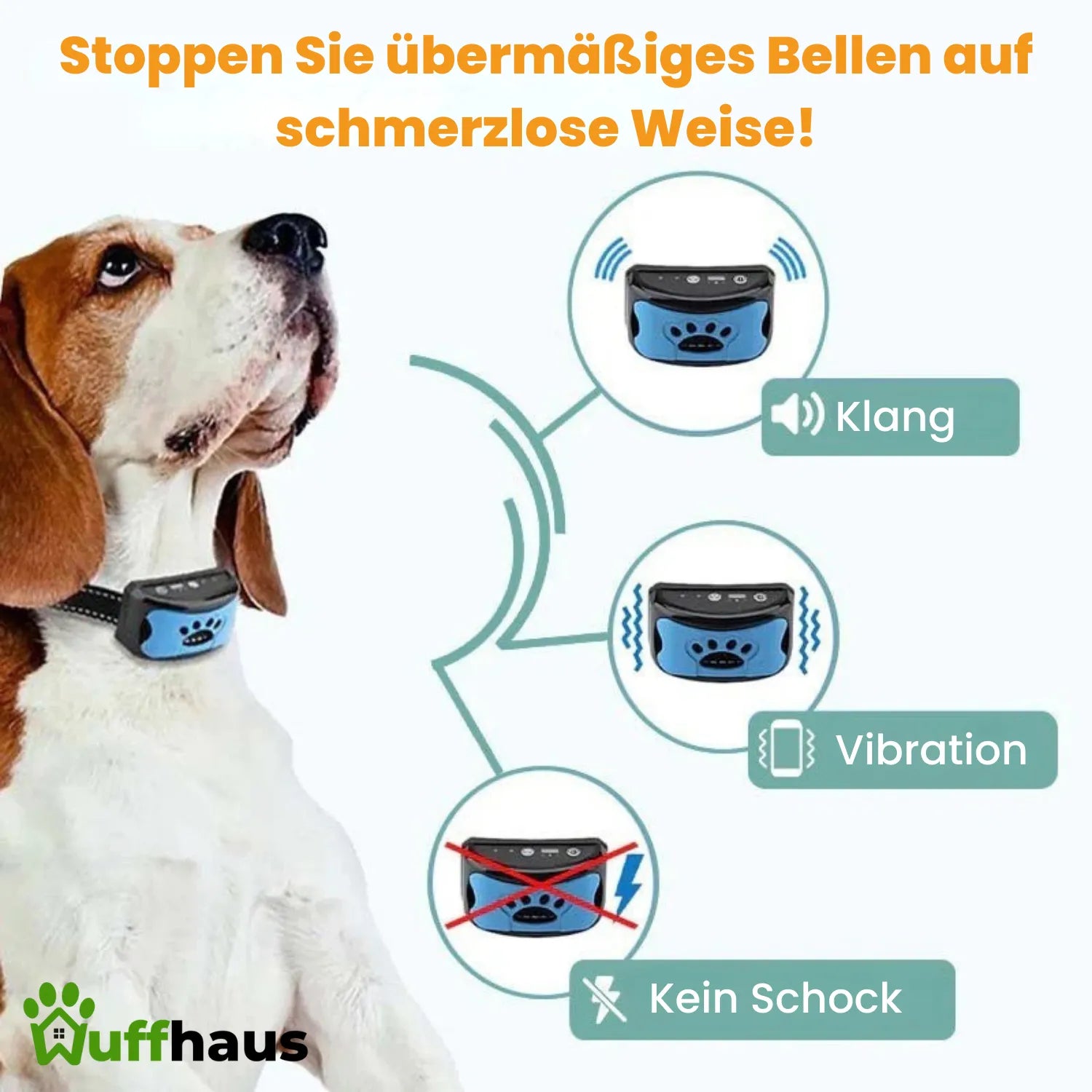 SilentBark | Anti-Bell-Halsband für das Hundetraining