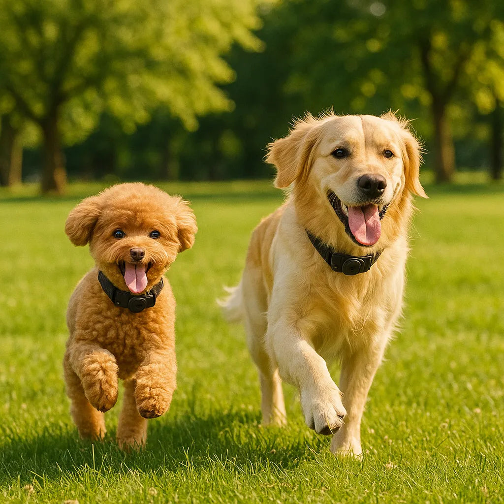TrackerBands | Innovatives Halsband mit GPS-AirTag-Halter für Hunde