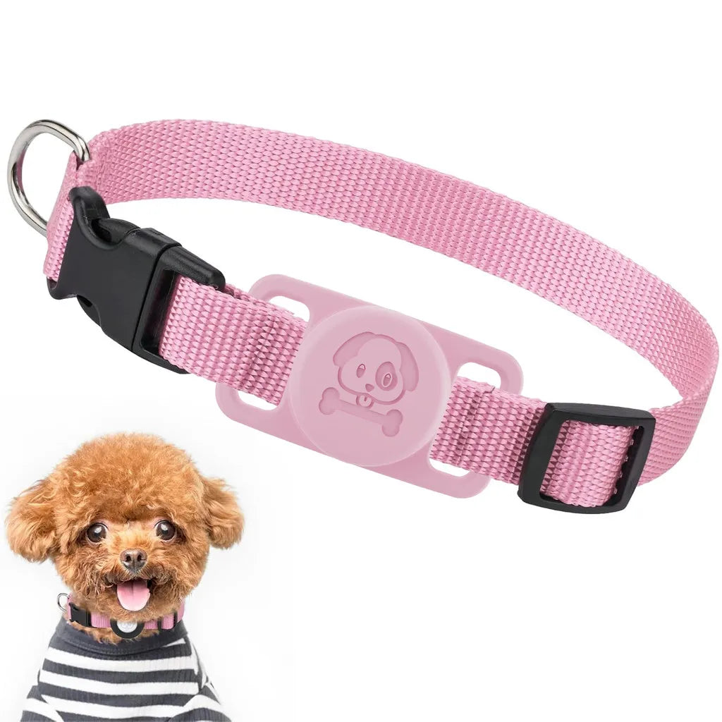 TrackerBands | Innovatives Halsband mit GPS-AirTag-Halter für Hunde