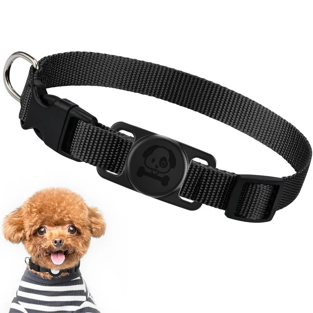 TrackerBands | Innovatives Halsband mit GPS-AirTag-Halter für Hunde