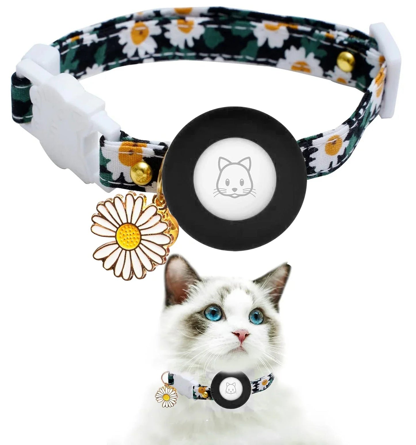 TrackerKat Band | Sicheres AirTag und GPS-Tracking für Katzen