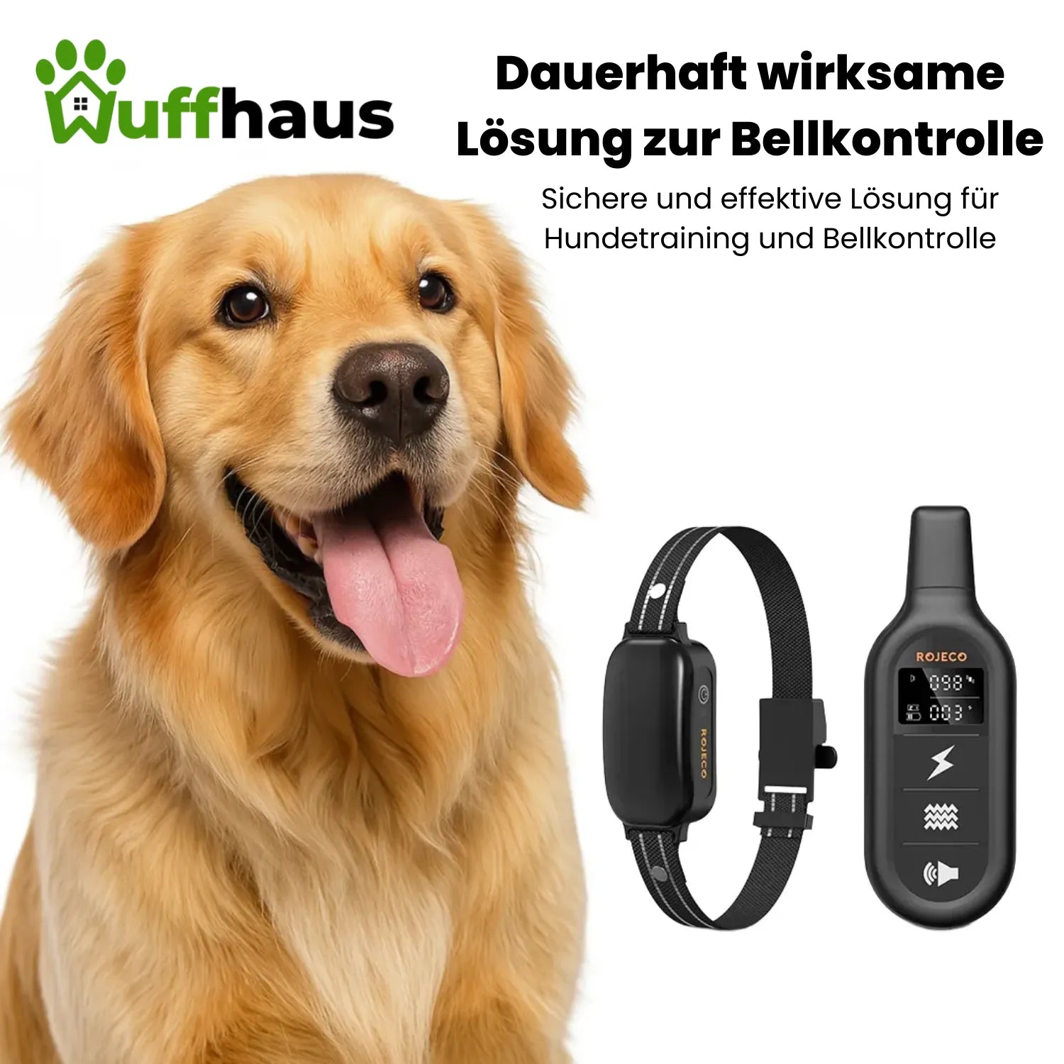 Trainingshalsband | Elektrisches Hundetrainingshalsband mit wasserdichter Fernbedienung