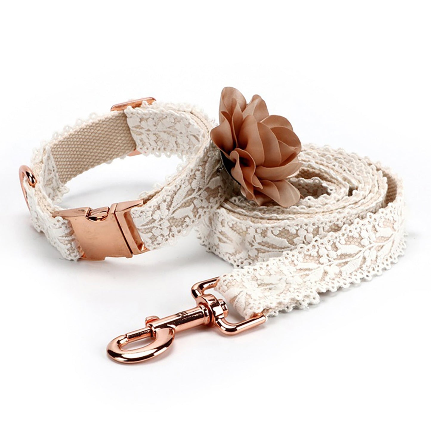 Velore | Luxuriöses, verstellbares Hundehalsband- und Leinenset mit stilvollem Design