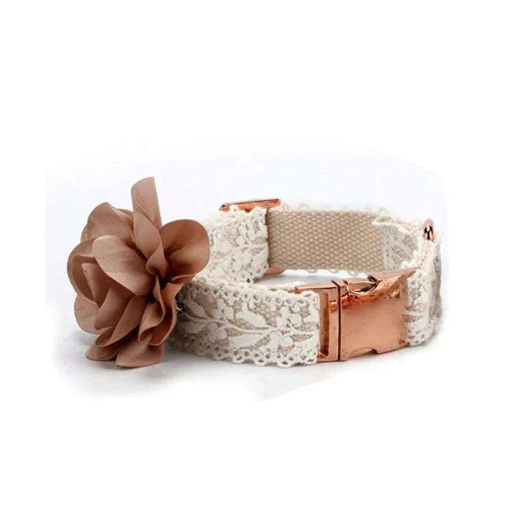 Velore | Luxuriöses, verstellbares Hundehalsband- und Leinenset mit stilvollem Design
